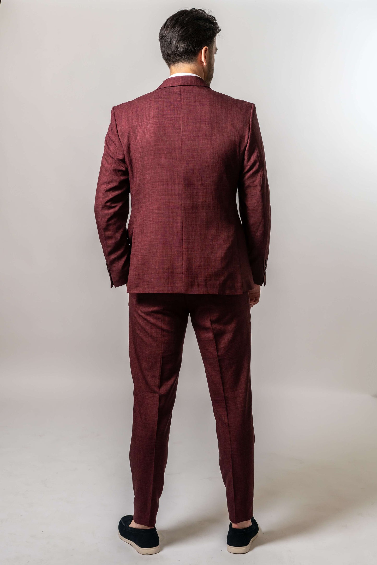 Suit red plain